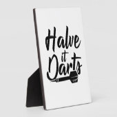 Halve Darts Fotoplaat (Zijkant)