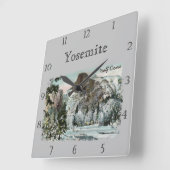  halve dome aangepaste vierkante wandklok klok (Hoek)