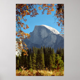 Halve Dome in het najaar - Nationaal Park Yosemite Poster