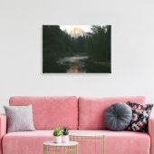 Halve Dome Sunset in Yosemite National Park Canvas Afdruk (Insitu (Woonkamer))