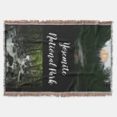 Halve Dome Sunset in Yosemite National Park Deken (Voorkant)