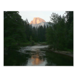 Halve Dome Sunset in Yosemite National Park Foto Afdruk