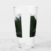 Halve Dome Sunset in Yosemite National Park Glas (Links)