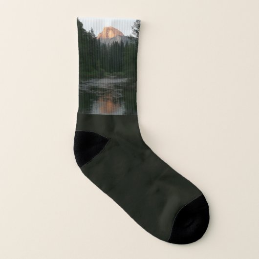 Halve Dome Sunset in Yosemite National Park Sokken (Links binnenkant)