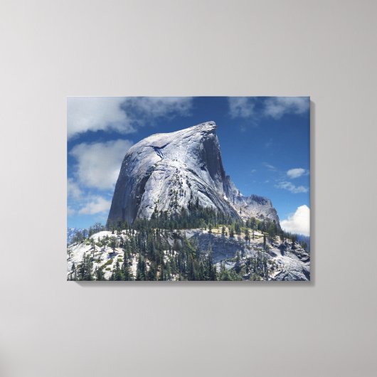 Halve Dome uit Noord-Yosemite Canvas Afdruk (Voorkant)