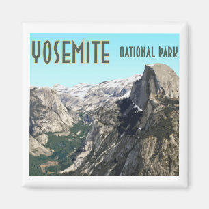 Halve Dome Yosemite National Park  Souvenir Magneet