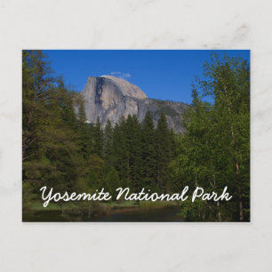 Halve Dome Yosemite National Park Travel Briefkaar Briefkaart
