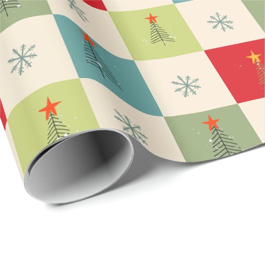 Halve eeuw kerstcheques cadeaupapier (Rol Hoek)