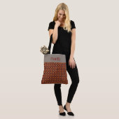 Halve en halve Canvas tas (Op model)