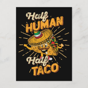 Halve halve maan halve Taco dinsdag Cinco de Mayo Briefkaart