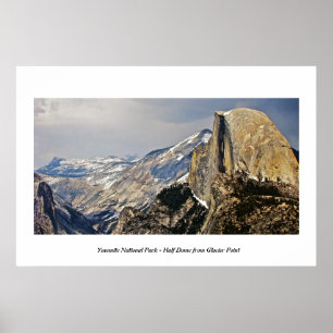 HALVE KOEPEL GEZIEN VANAF GLACIER POINT POSTER