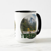 Halve koepel in het najaar, met "Yosemite" tekst M Mok (Voorkant rechts)