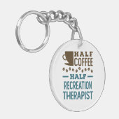 Halve koffie Therapist Sleutelhanger (Voorkant Links)