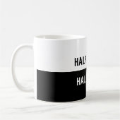 Halve lege halve koffie Mok (Links)