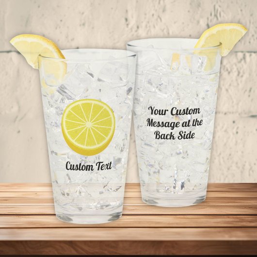 Halve Lemon Glas