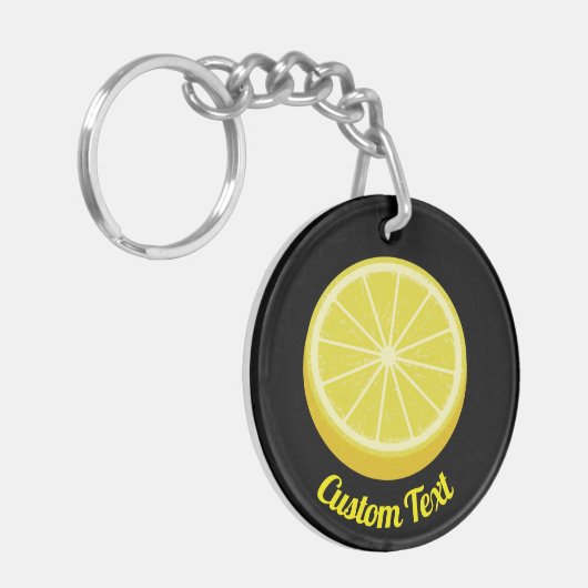 Halve Lemon Sleutelhanger (Voorkant Links)