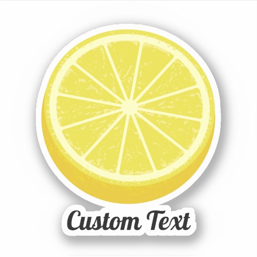 Halve Lemon Sticker (Voorkant)