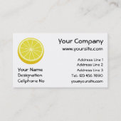 Halve Lemon Visitekaartje (Voorkant)