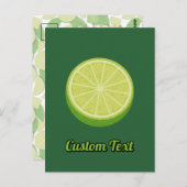 Halve Limoen Briefkaart (Voorkant / Achterkant)