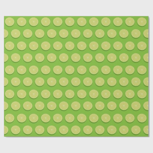 Halve Limoen Cadeaupapier (Vlak)