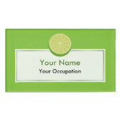 Halve Limoen Naambadge (Voorkant)