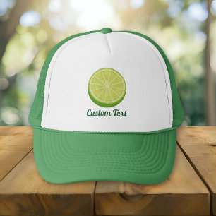 Halve limoen trucker pet