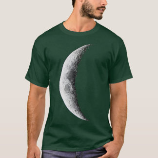 Halve maan buitenruimte sterrenstelsel sterrenkund t-shirt