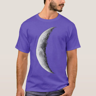 Halve maan buitenruimte sterrenstelsel sterrenkund t-shirt