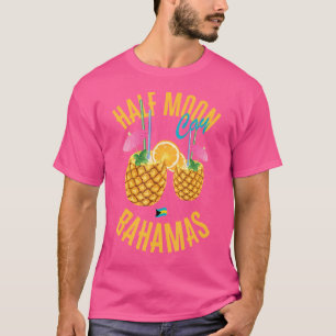 Halve maan Cay Bahama's Vlag Cruise Vakantie Baham T-shirt