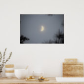 Halve Maan in de Mist, Poster (Keuken)