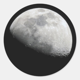 halve maan rond ticker ronde sticker