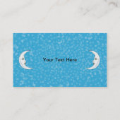  halve maan witte vlek witte sterren visitekaartje (Achterkant)