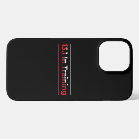 Halve marathon 13.1 in training - Runner iPhone Hoesje (Achterkant horizontaal)