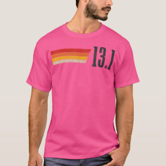 Halve marathon 21,1 mijl hardlopen marathonloper t-shirt