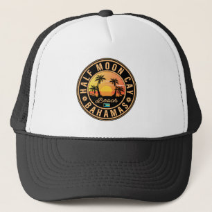 Halve Moon Cay Bahamas Retro Vacatie 60 s Trucker Pet