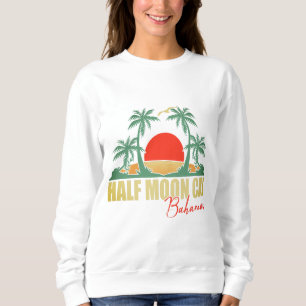 Halve Moon Cay Bahamas Retro Vacatie 60 s Trui