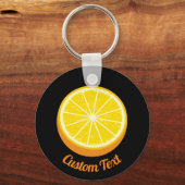 Halve Oranje Sleutelhanger (Voorkant)