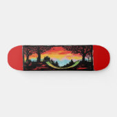 Halve pijp & zonnekarton skateboard (Horizontaal)