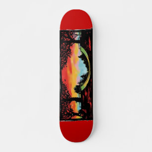 Halve pijp & zonnekarton skateboard