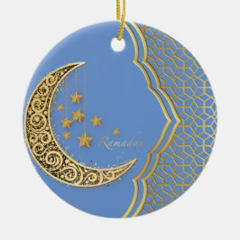 Halve ramadan keramisch ornament