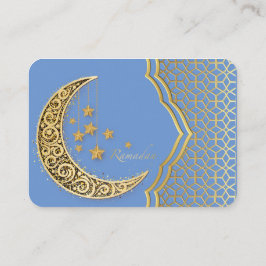 Halve ramadan visitekaartje