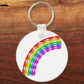 Halve regenboog rechts sleutelhanger (Voorkant)