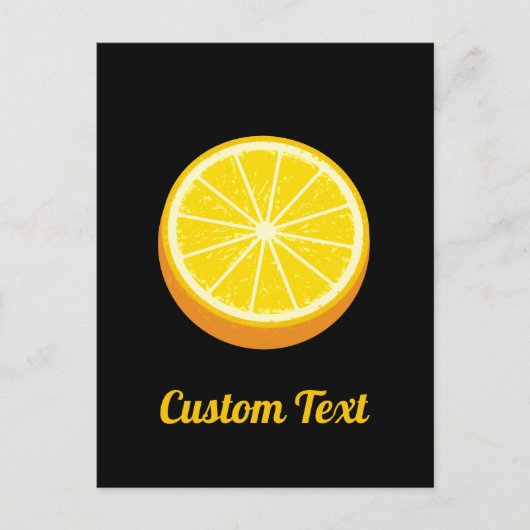 Halve Sinaasappel Briefkaart (Voorkant)