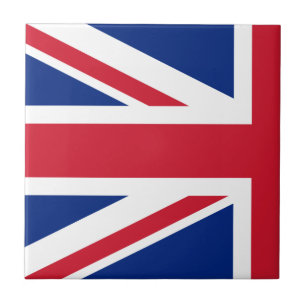 Halve Union Jack Tegeltje