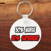 Halve zuster... halve superheld sleutelhanger (Voorkant)