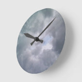 Halvemaanvormige wolken ronde klok (Hoek)