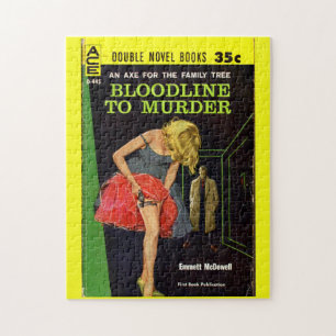 Halverwege de jaren 50: Bloedlijn naar Murder pulp Legpuzzel
