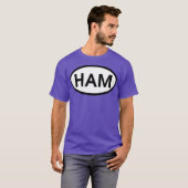 HAM amateur radio T-shirt (Voorkant volledig)