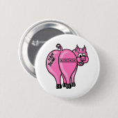 Ham Bone pine Ronde Button 5,7 Cm (Voorkant /achterkant)