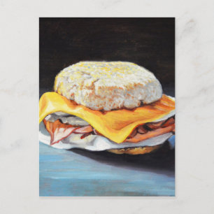 Ham, Egg en Cheese English Muffin Briefkaart